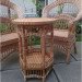 Wicker chairs "Drop" and round table