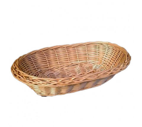 Bread basket made of oval wicker P.