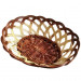 Oval large wicker candy bowl "Ajurna"