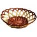 Oval large wicker candy bowl "Ajurna"
