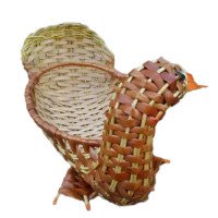 Wicker candy dish "Duck"