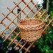 Wall-mounted wicker stand "Net"
