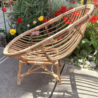 Rattan chair "Egg dismantled"