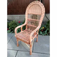 Chair made of wicker "X. No. 2"