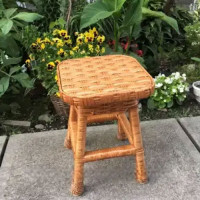 Stool made of wicker "Kitchen"