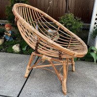 Rattan chair "Egg dismantled"