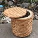 Stool made of wicker "Skhovanka"