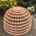 Wicker lampshade for café 5
