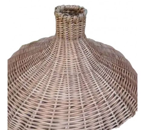 Lampshade made of wicker "Bottle" 4