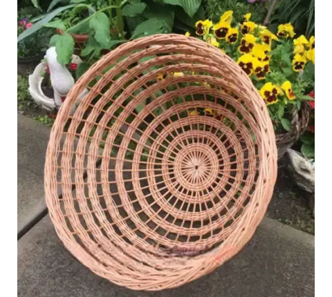 Wicker lampshade for café 5