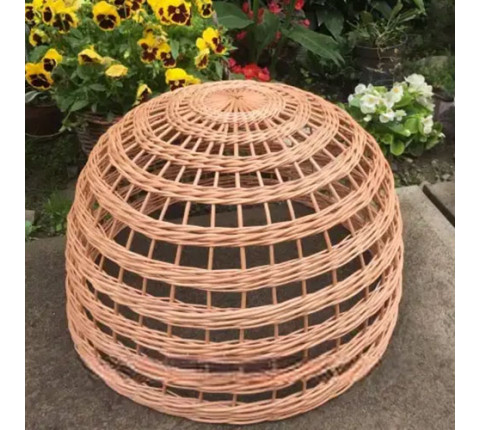 Wicker lampshade for café 5