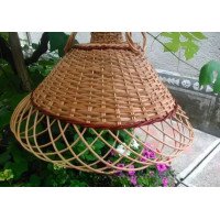 Wicker lampshade "Kitchen Red"