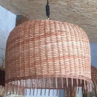 Wicker lampshade "Large" 1