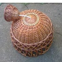Chandelier made of wicker "Regular 1"
