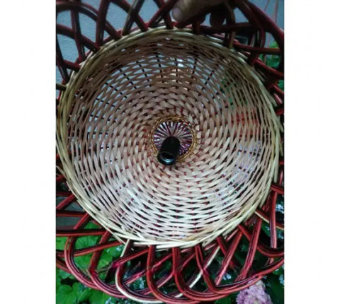 Wicker chandelier "Ordinary 2"