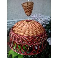 Wicker chandelier "Ordinary 2"