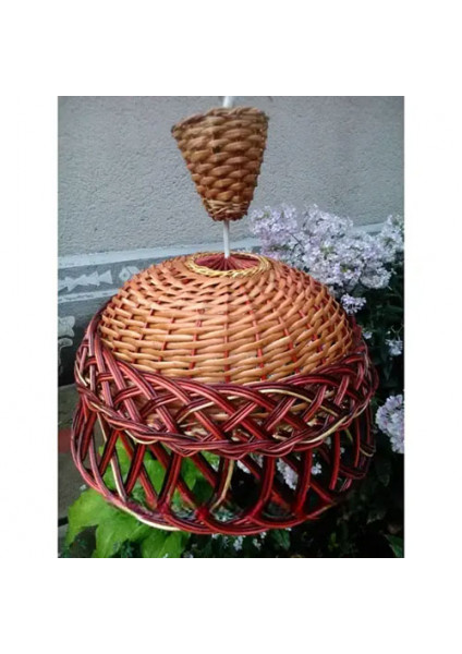Wicker chandelier "Ordinary 2"