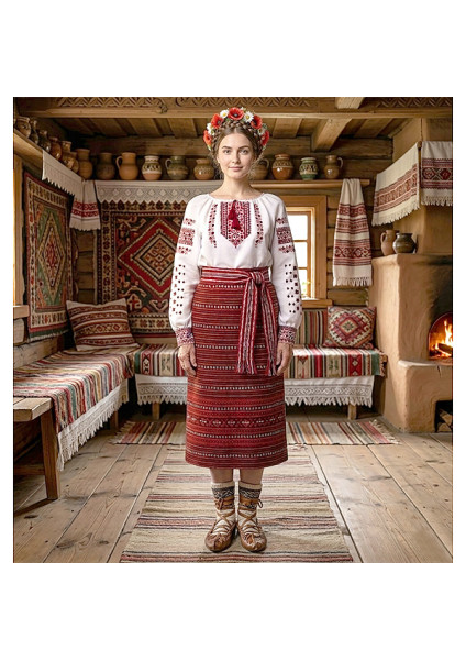 Women's spare "Berehynia Hir" — hand weaving, set of 2 pcs.