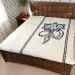 Wool blanket, 2x1.5 m. Bouquet of flowers