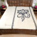 Wool blanket, 2x1.5 m. Bouquet of flowers
