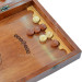 Carved chess 3 in 1 "Pirates of the Caribbean" 50x50 cm. Copper