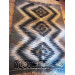 Blanket "Traditional" black-and-white handmade