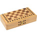 Chess + Backgammon, 32x32 cm. Inlay, light