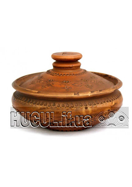 Makitra with pattern and lid 2
