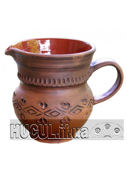 Pitcher with a pattern