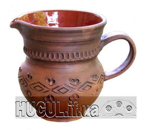 Pitcher with a pattern
