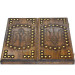 Handmade backgammon "Coat of Arms of Ukraine", copper, 40 cm
