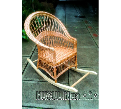 Wicker rocking chair "Ordinary"