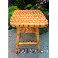 Wicker Stool "Kitchen Dark"