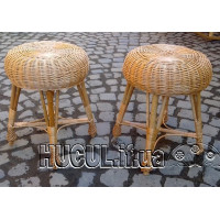 Wicker stool "Large Mushroom"