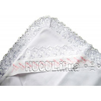 Baptismal shawl "Pink Ears"