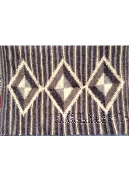 The "Dawn" black-and-white handmade blanket