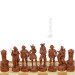 Souvenir chess + backgammon + checkers "Pirates" 50 x 50 cm. Beads + Copper