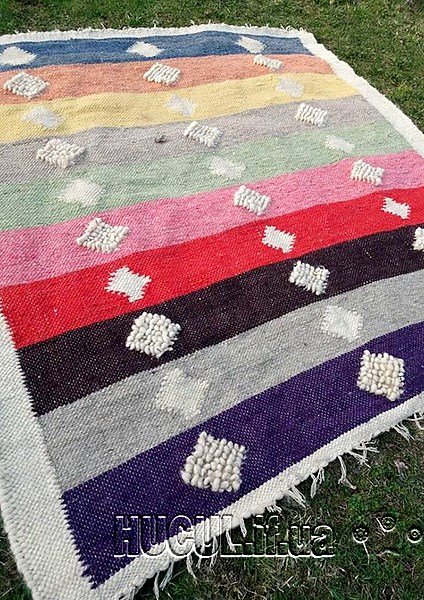Blanket "White Diamonds"