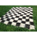 Hutsul handmade blanket "Royal Chess"