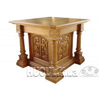 Church altar with Hutsul ornamentation from Kosiv region