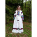 Dress "Bozhena": embroidery rheingold on linen or crepe