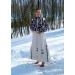 Dress "Herdan": embroidery rheingold on linen or crepe