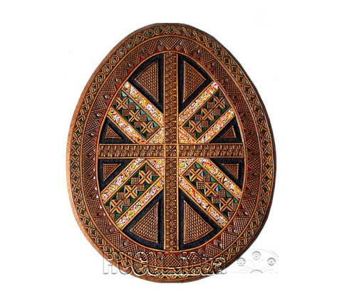 Ornamental plate "Pysanka"