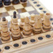 Chess + Backgammon, 32x32 cm. Inlay, light