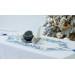 New Year runner "Winter Beauty" white