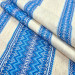 Ethno-fabric with blue ornament for decor Rendezvous-8 TDK-110-KL 1/6, per meter.