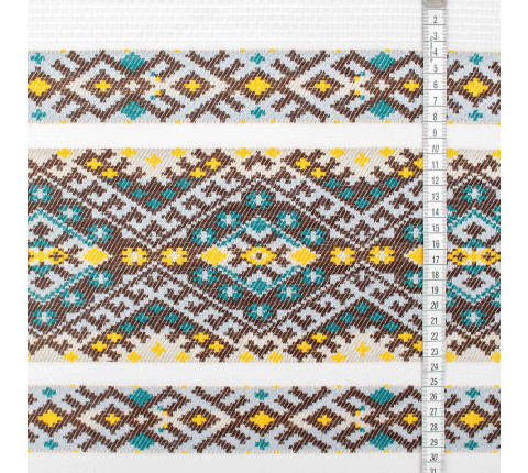 Ethno-jacquard for ritual towel Regina TDK-ZH-222 1/6, linear meter.