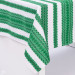 Комплект столовий Флора зелений (скатертина+6 серветок)