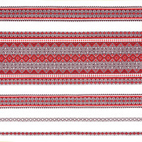 Ethno fabric Evening TDK-117 4/3, linear meter.