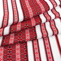 Ethno fabric Evening TDK-117 2/1, per linear meter.